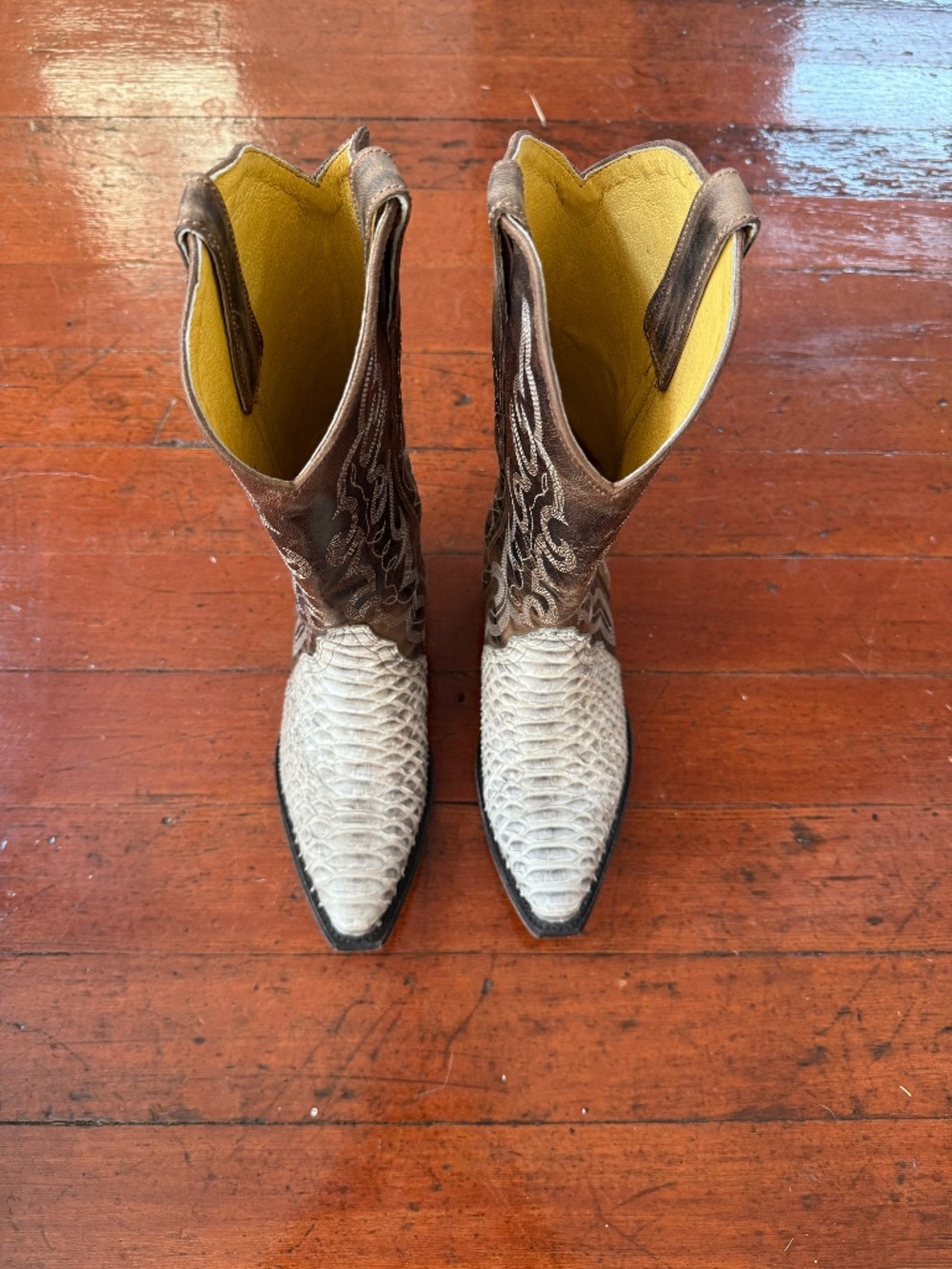 Cavender’s Women’s Python Leather Boots - Worn Once